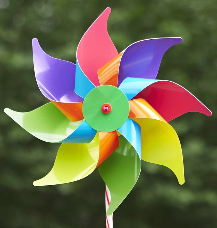 Carnival Pinwheel Rainbow Made in Italy Whirly Windmills