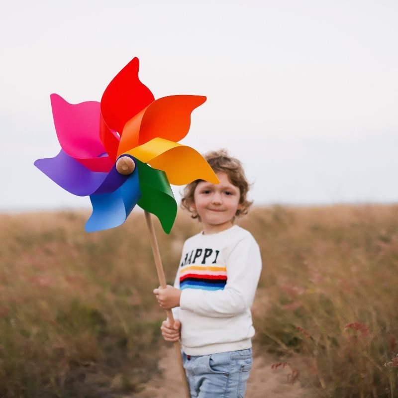 Jumbo Rainbow Quality Italian Windmill by Whirly!