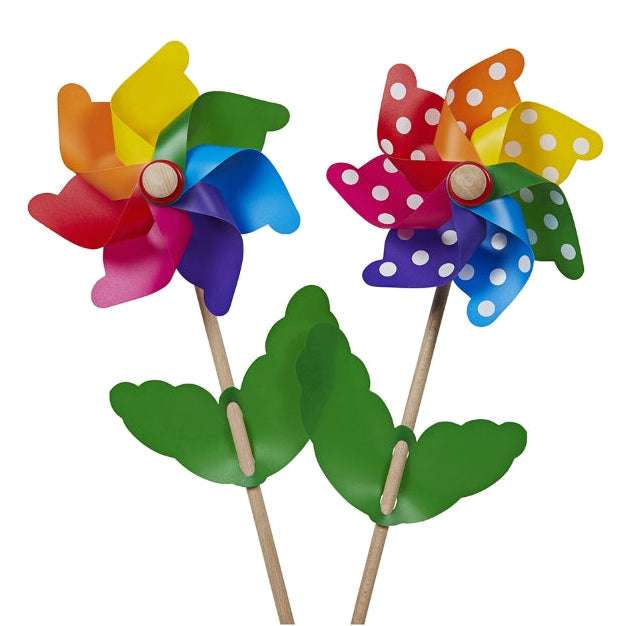 Mezzo Rainbow & Spotty Windmills by Whirly Made in Italy