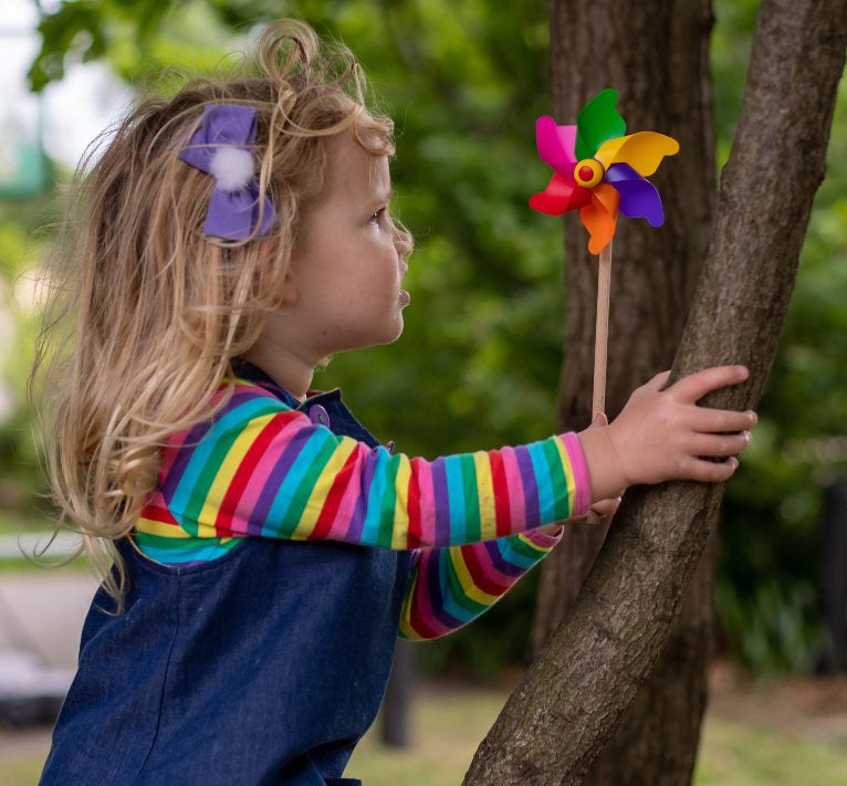 Mini Premium Outdoor Pinwheel Whirly Windmills Made in Italy