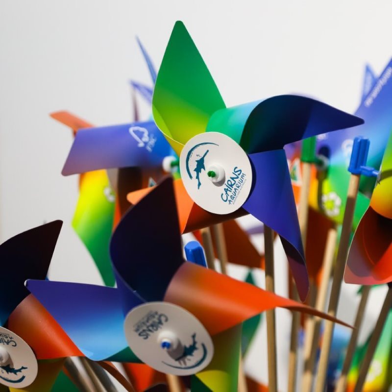 Eco Promotional Pinwheels Windmills by WHIRLY