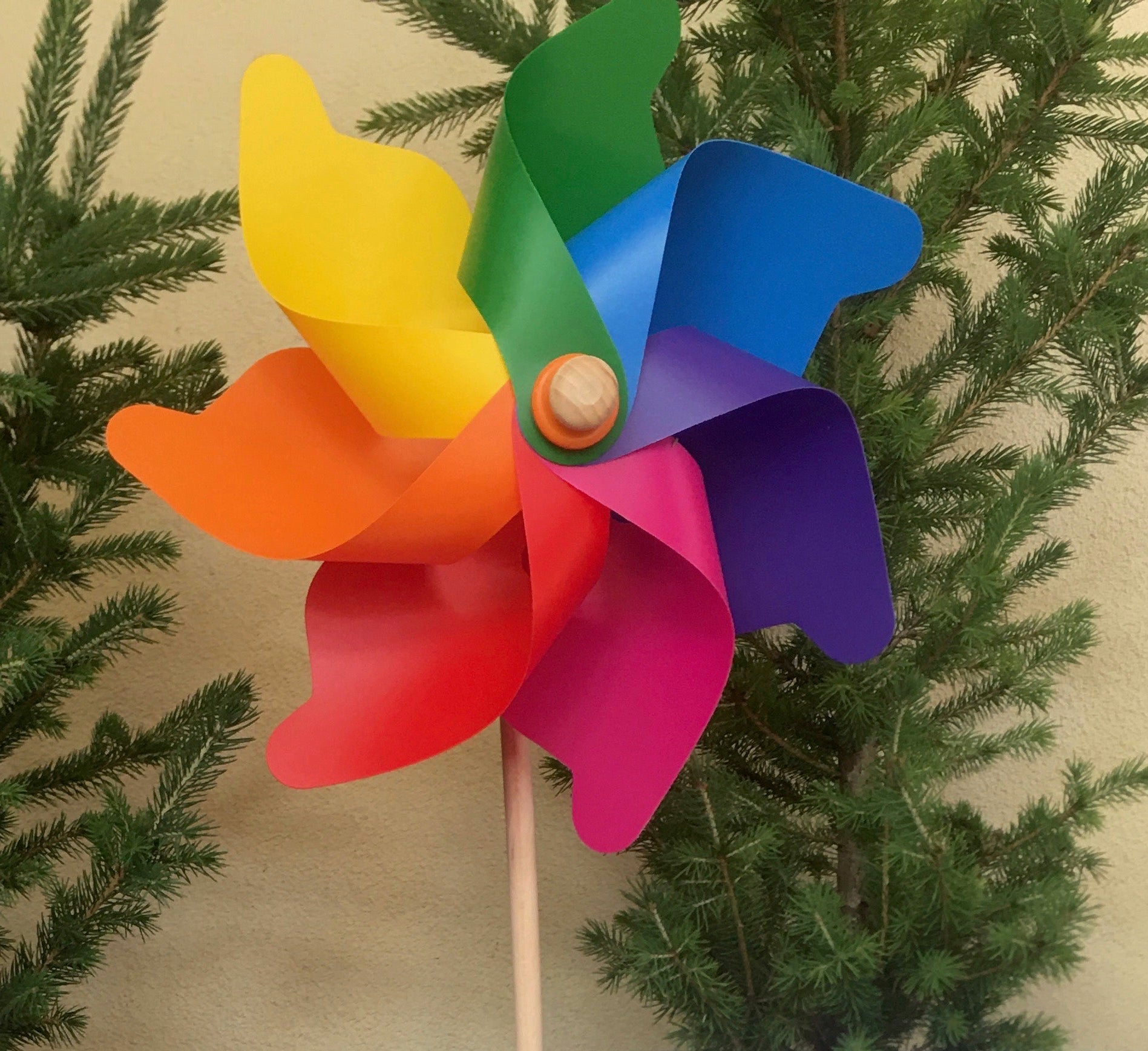 Grande Rainbow Italian Windmill Whirly