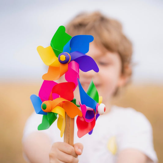 Mini Premium Pinwheel Whirly Windmills