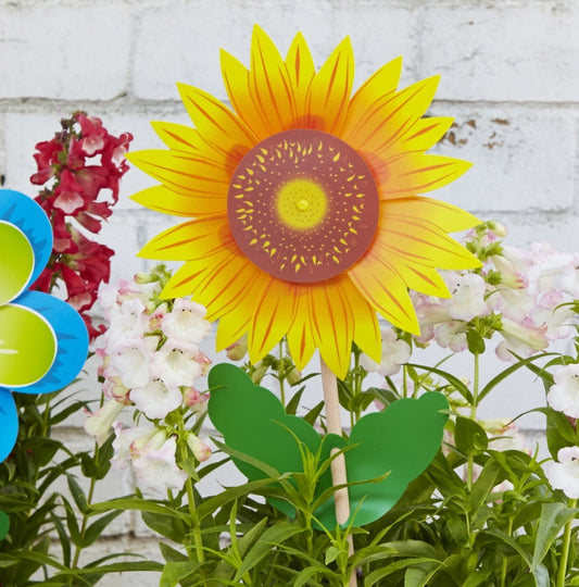 Sunflower Girasole Windmill Pinwheel by WHIRLY Windmills